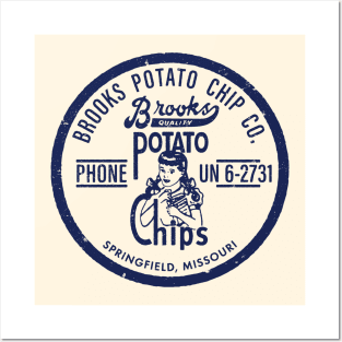 BROOKS POTATO CHIP CO Posters and Art